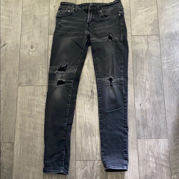 American Eagle Black Flex Skinny Jeans - Picture 2 of 5